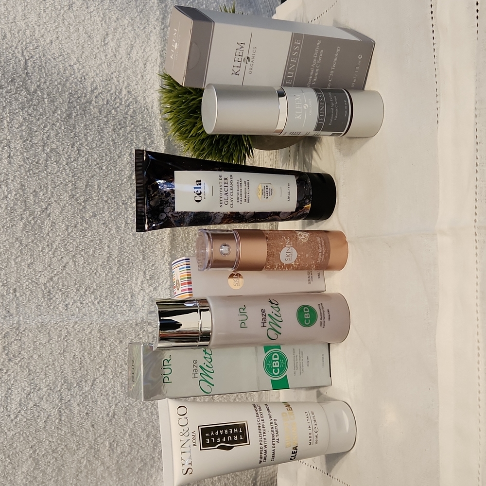 Prestige Brands Skincare Bundle Kleem, Skin Inc, Skin&Co, Cela, Pur
